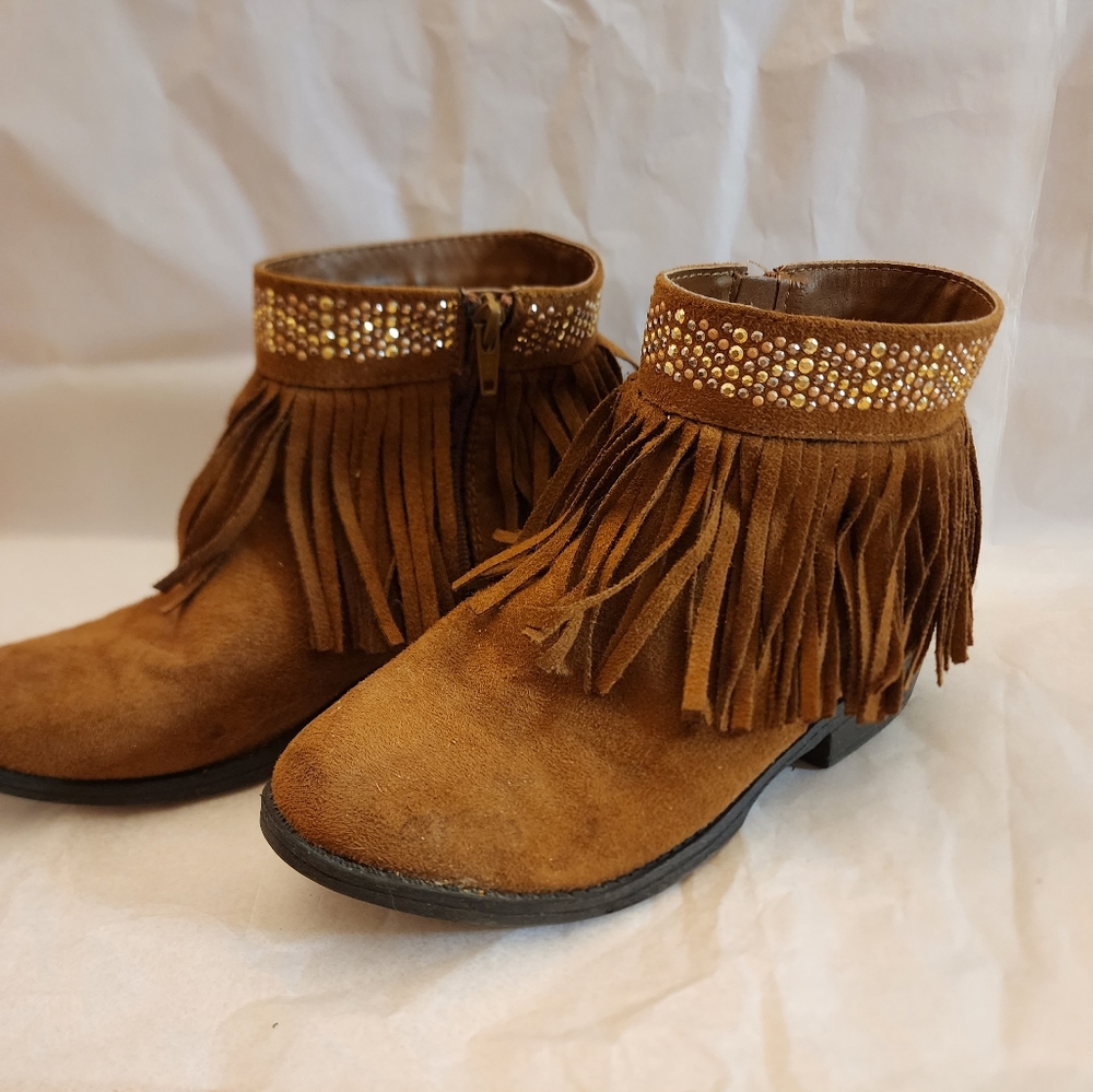 Ankle Boots Cognac Color